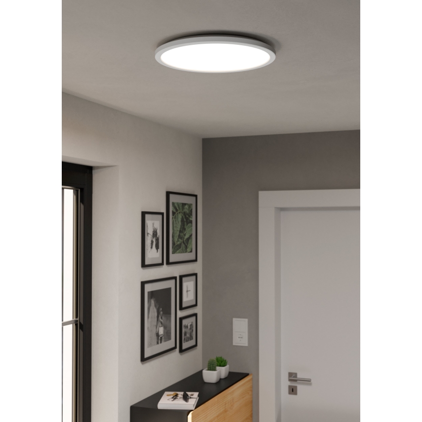 Eglo - LED RGBW Prigušiva plafonjera za kupatilo LED/18,5W/230V 2700-6500K pr.38,9cm IP44 bela ZigBee