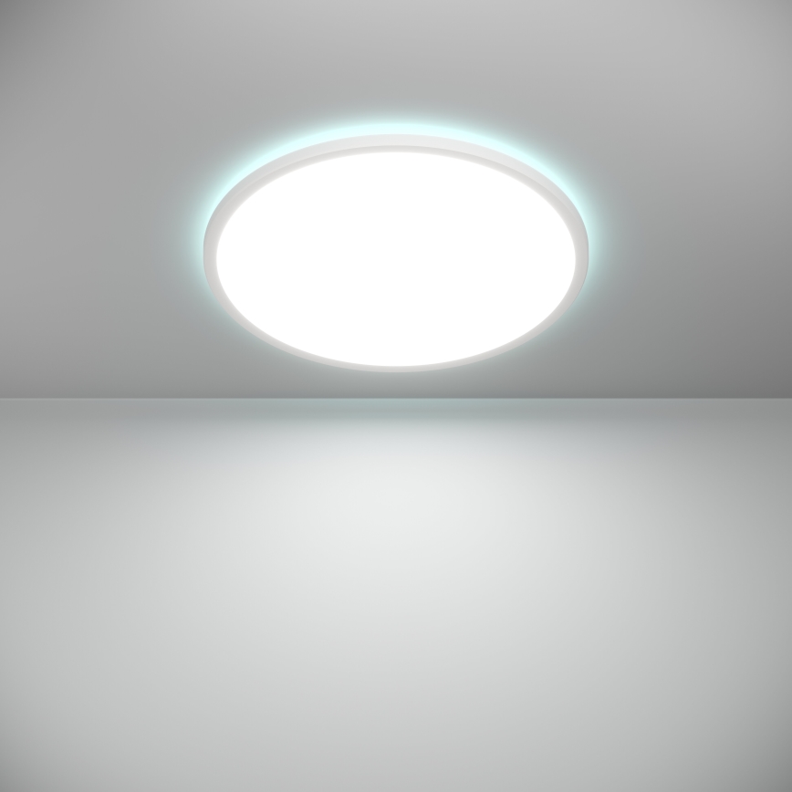 Eglo - LED RGBW Prigušiva plafonjera za kupatilo LED/16,8W/230V 2700-6500K pr. 50 cm IP44 bela ZigBee
