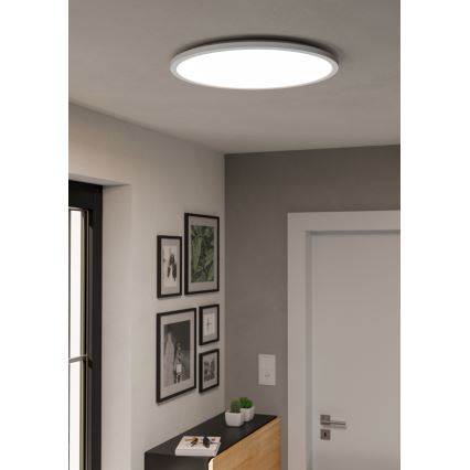 Eglo - LED RGBW Prigušiva plafonjera za kupatilo LED/16,8W/230V 2700-6500K pr. 50 cm IP44 bela ZigBee