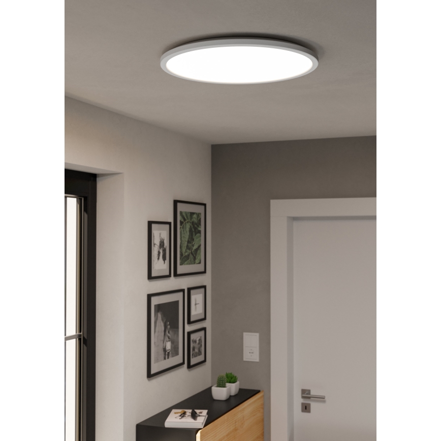 Eglo - LED RGBW Prigušiva plafonjera za kupatilo LED/16,8W/230V 2700-6500K pr. 50 cm IP44 bela ZigBee