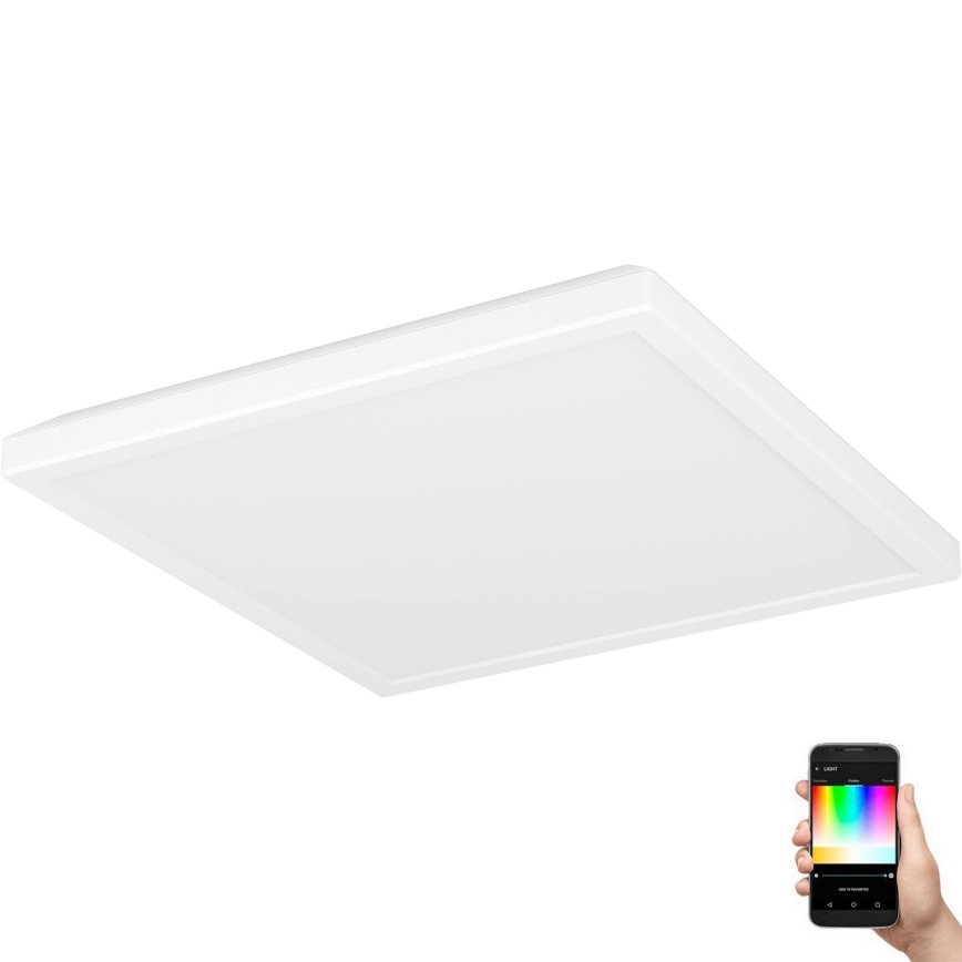 Eglo - LED RGBW Prigušiva plafonjera za kupatilo LED/13,4W/230V 2700-6500K 29x29 cm IP44 bela ZigBee