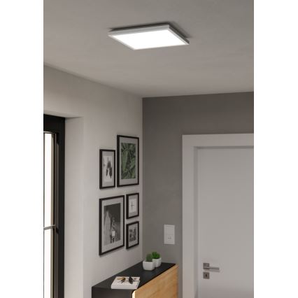 Eglo - LED RGBW Prigušiva plafonjera za kupatilo LED/13,4W/230V 2700-6500K 29x29 cm IP44 bela ZigBee
