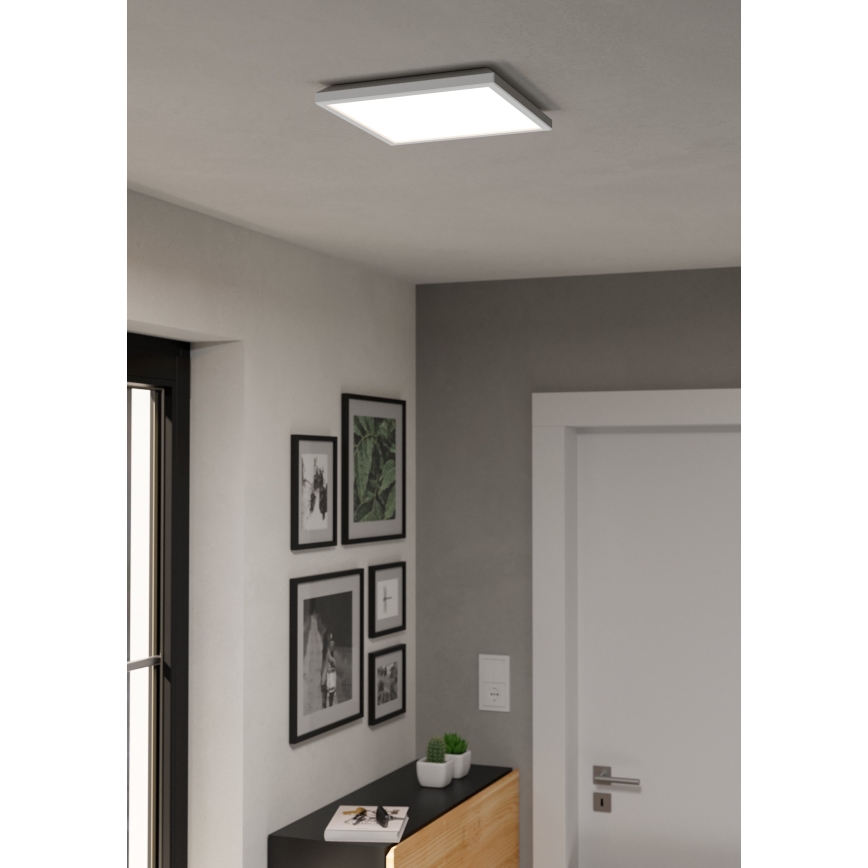 Eglo - LED RGBW Prigušiva plafonjera za kupatilo LED/13,4W/230V 2700-6500K 29x29 cm IP44 bela ZigBee