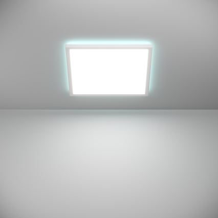 Eglo - LED RGBW Prigušiva plafonjera za kupatilo LED/17,6W/230V 2700-6500K 39x39 cm IP44 bela ZigBee