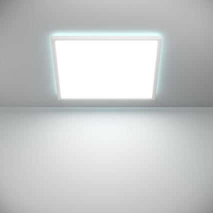 Eglo - LED RGBW Prigušiva plafonjera za kupatilo LED/17W/230V 2700-6500K 50x50 cm IP44 bela ZigBee