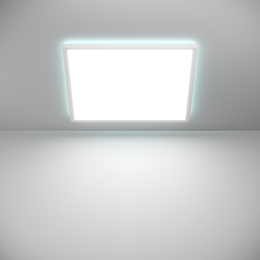 Eglo - LED RGBW Prigušiva plafonjera za kupatilo LED/17W/230V 2700-6500K 50x50 cm IP44 bela ZigBee