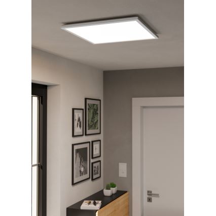Eglo - LED RGBW Prigušiva plafonjera za kupatilo LED/17W/230V 2700-6500K 50x50 cm IP44 bela ZigBee