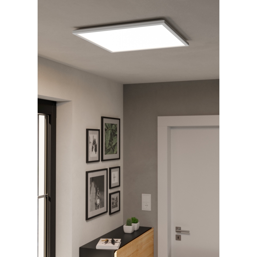 Eglo - LED RGBW Prigušiva plafonjera za kupatilo LED/17W/230V 2700-6500K 50x50 cm IP44 bela ZigBee