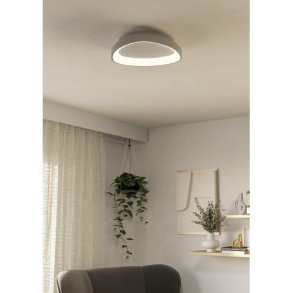 Eglo - LED prigušiva plafonsko svetlo LED/12W/230V 2700-6500K belo + daljinski upravljač