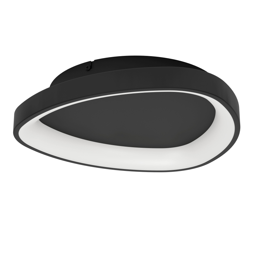 Eglo - LED Prigušiva plafonjera LED/12W/230V 2700-6500K crno + Daljinski upravljač