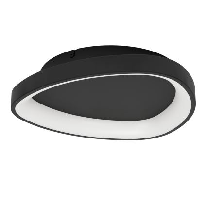 Eglo - LED prigušiva plafonska lampa LED/12W/230V 2700-6500K crna + daljinski upravljač