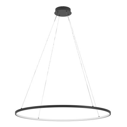 Eglo - LED Prigušivi luster na sajli LED/40W/230V 2700-6500K crno + Daljinski upravljač