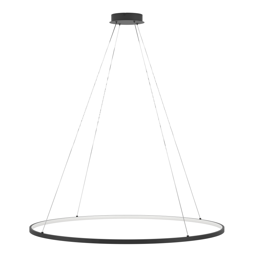 Eglo - LED Prigušivi luster na sajli LED/40W/230V 2700-6500K crno + Daljinski upravljač