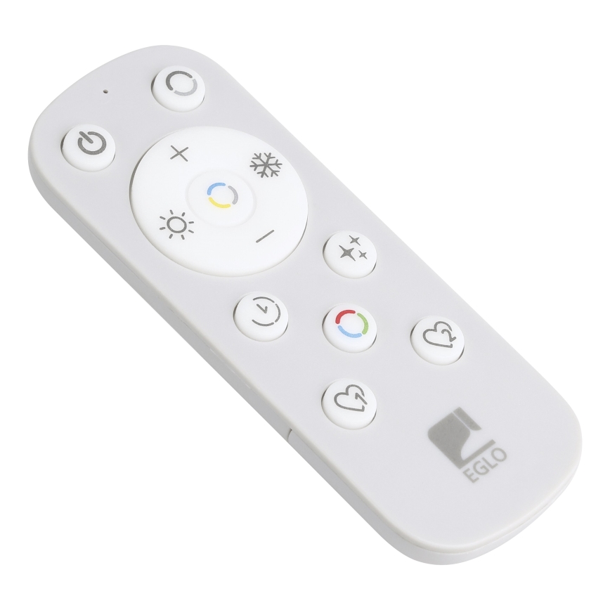 Eglo - LED Prigušivi luster na sajli LED/40W/230V 2700-6500K crno + Daljinski upravljač