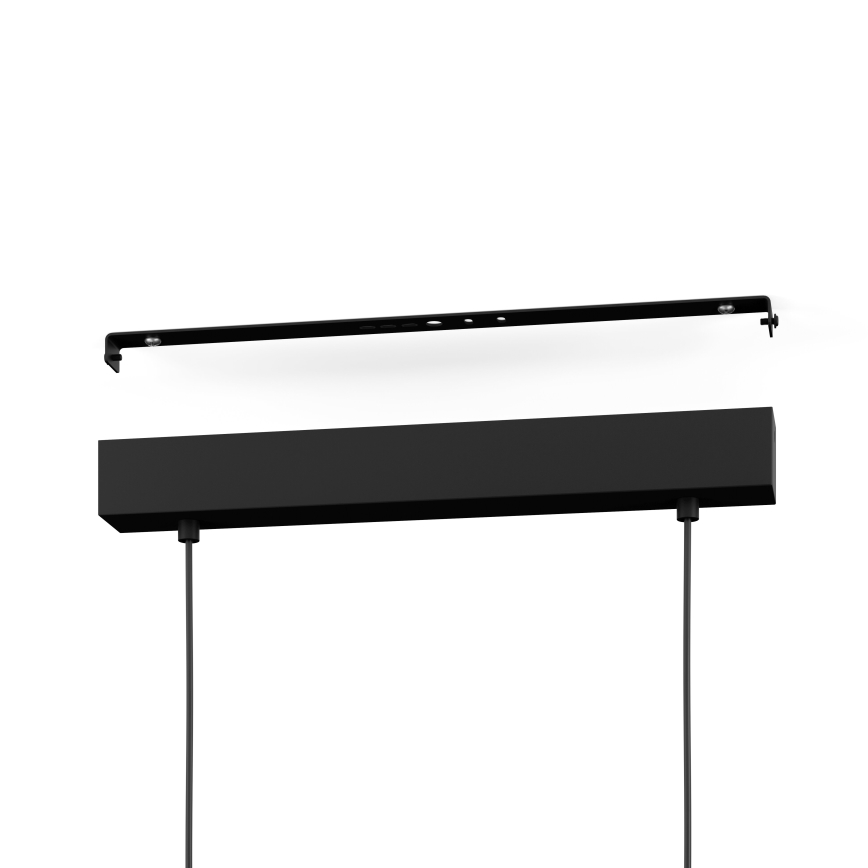 Eglo - LED Prigušivi luster na sajli 2xLED/12,5W/230V+1xLED/15,5W 3000K bež/crno