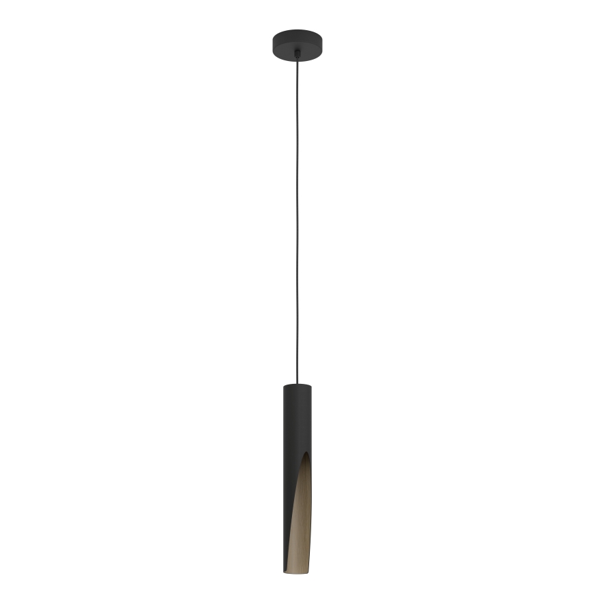 Eglo - LED luster na sajli 1xGU10/4,5W/230V 3000K crno/braon