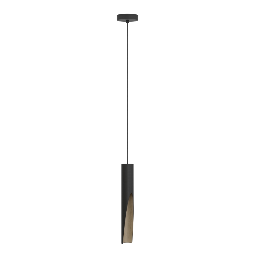 Eglo - LED luster na sajli 1xGU10/4,5W/230V 3000K crno/braon