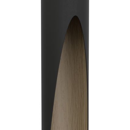 Eglo - LED luster na sajli 1xGU10/4,5W/230V 3000K crno/braon