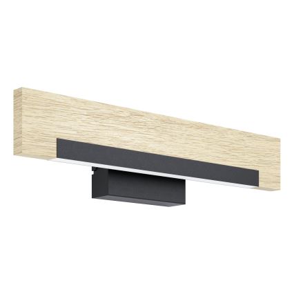 Eglo - LED Zidna lampa LED/9,6W/230V 3000K crno/bež