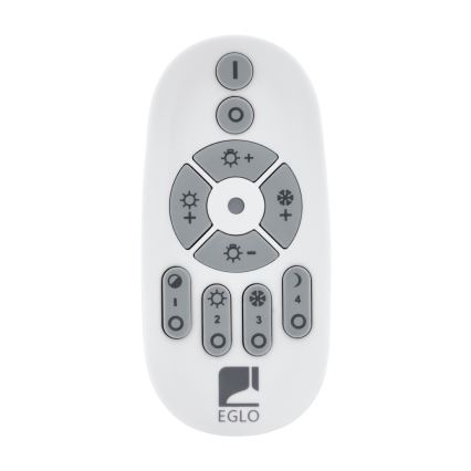 Eglo - LED Prigušiva plafonjera 2xLED/17W/230V +1xLED/4,2W 2700-6500K + Daljinski upravljač