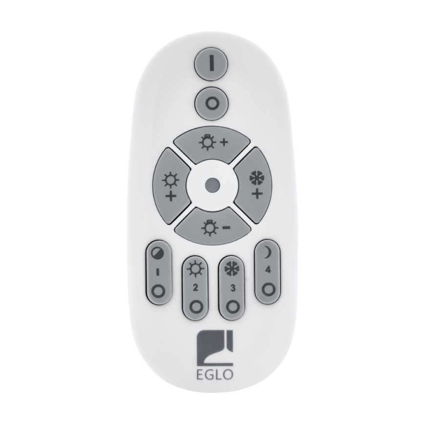 Eglo - LED Prigušiva plafonjera 2xLED/17W/230V +1xLED/4,2W 2700-6500K + Daljinski upravljač
