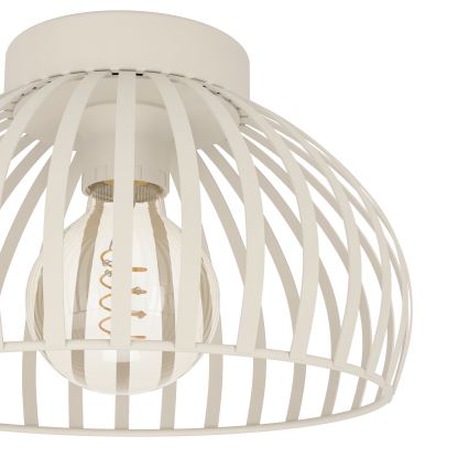 Eglo - Plafonjera 1xE27/40W/230V pr. 28 cm kremasta