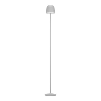 Eglo - LED Prigušiva vanjska punjiva stojeća lampa LED/4,3W/5V 2400/3000/4000K IP54 sivo