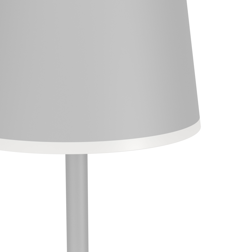 Eglo - LED Prigušiva vanjska punjiva stojeća lampa LED/4,3W/5V 2400/3000/4000K IP54 sivo