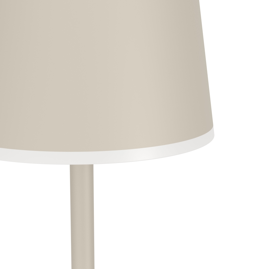 Eglo - LED Prigušiva vanjska punjiva lampa LED/4,3W/5V 2400/3000/4000K IP54 kremasta