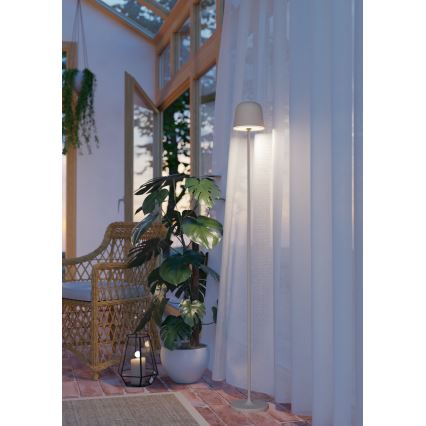 Eglo - LED Prigušiva vanjska punjiva lampa LED/4,3W/5V 2400/3000/4000K IP54 kremasta
