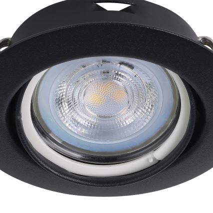 Eglo - Set 3x LED Ugradbena lampa 1xGU10/4W/230V crno