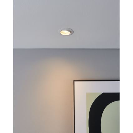 Eglo - Set 3x LED Ugradbena lampa 1xGU10/4W/230V bela