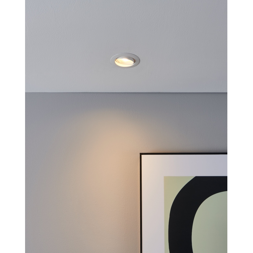 Eglo - Set 3x LED Ugradbena lampa 1xGU10/4W/230V bela