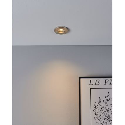 Eglo - Set 3xLED ugradbena lampa za kupatilo 1xGU10/4W/230V IP44 krom