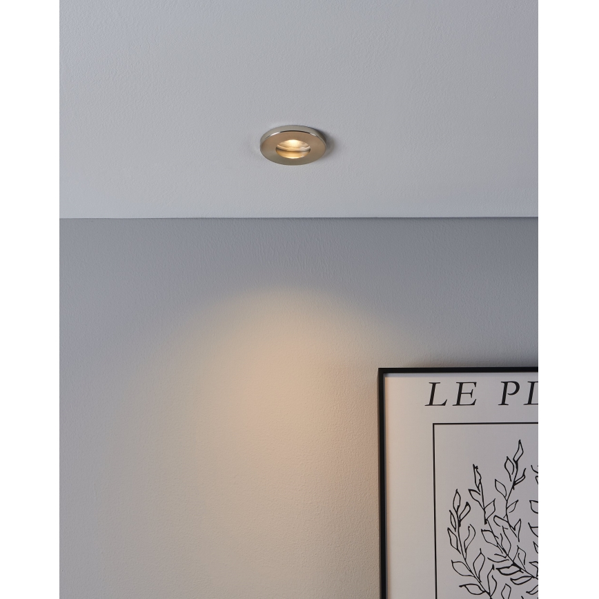 Eglo - Set 3xLED ugradbena lampa za kupatilo 1xGU10/4W/230V IP44 krom