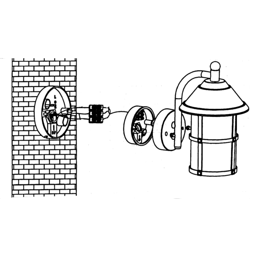 EGLO - Spoljašnja zidna lampa 1xE27/60W/230V