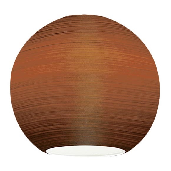 EGLO 90251 - Zamensko staklo za luster, stonu lampu, plafonjeru i reflektorsku lampu MY CHOICE E14 pr. 9 cm smeđe brisano