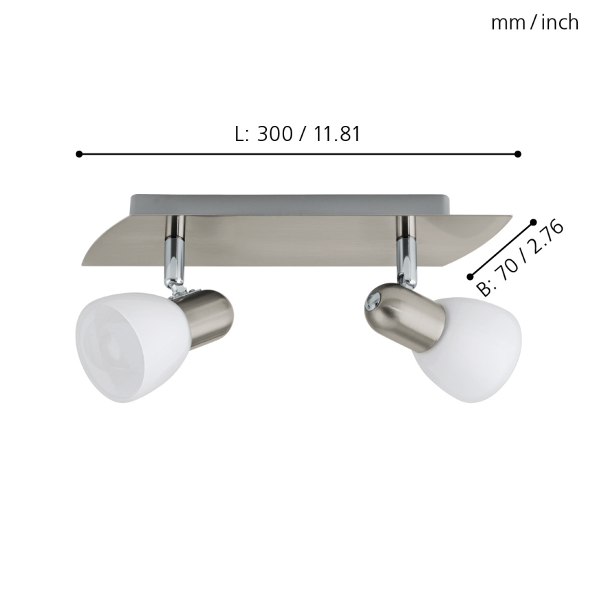 EGLO - Spot svetiljka 2xE14/40W