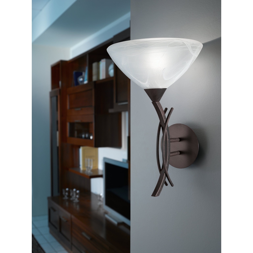 EGLO 91434 - Zidna lampa VINOVO 1xE27/60W