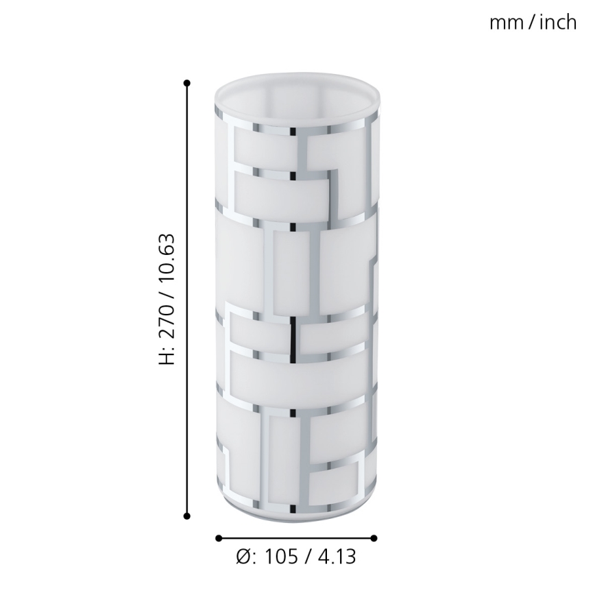 Eglo - Stona lampa E27/60W/230V