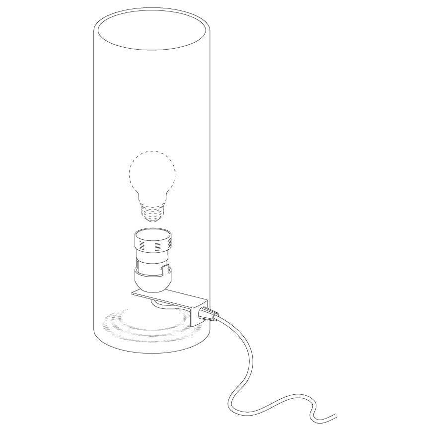 Eglo - Stona lampa E27/60W/230V