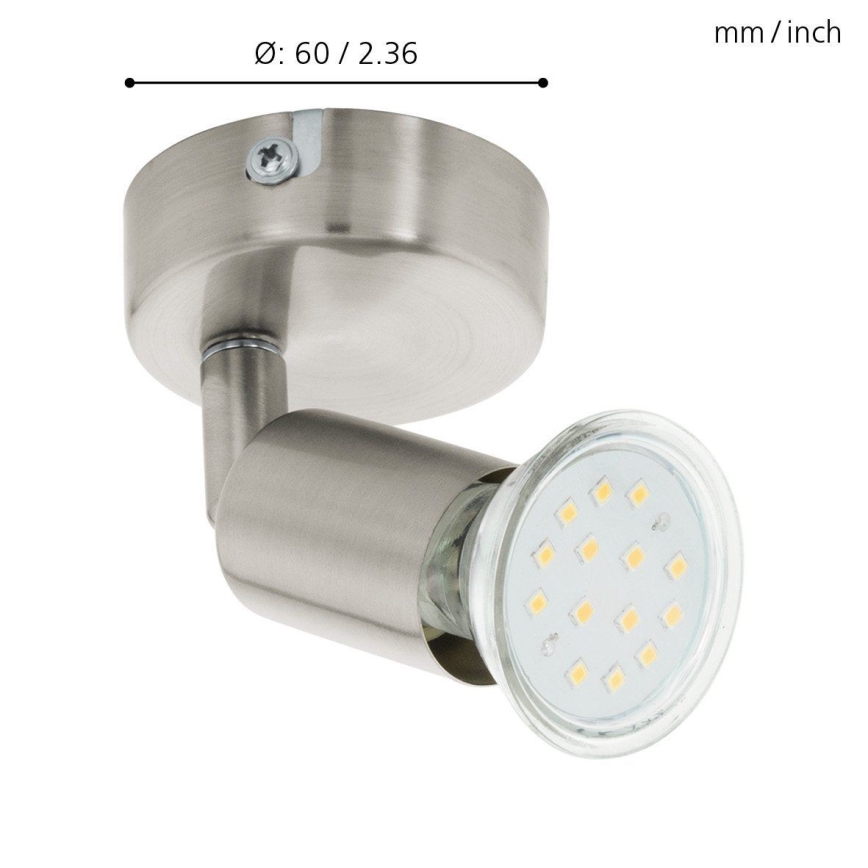 Eglo - LED Zidna reflektorska lampa LED 1xGU10/2,8W/230V