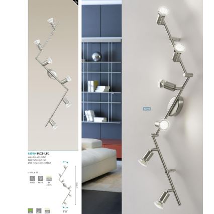 Eglo - LED reflektorska lampa 6xGU10-LED/2,8W/230V