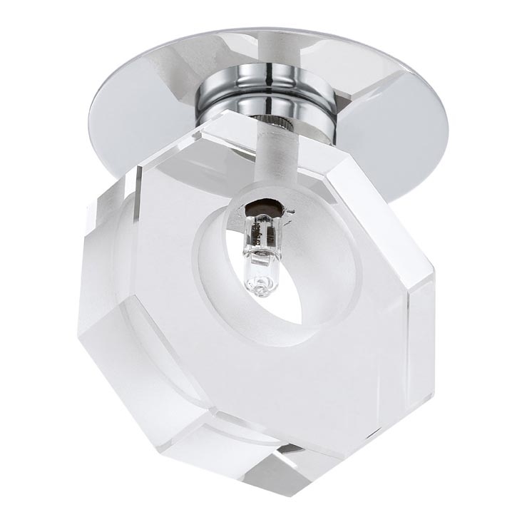 Eglo 92677 - Prigušiva ugradbeni reflektorska lampa TORTOLI 1xG4/20W/230V