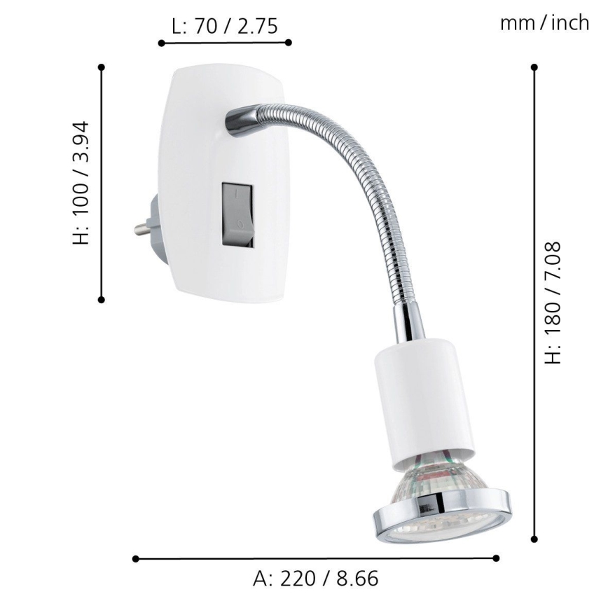 EGLO - LED Reflektorska lampa 1xGU10/2,5W LED