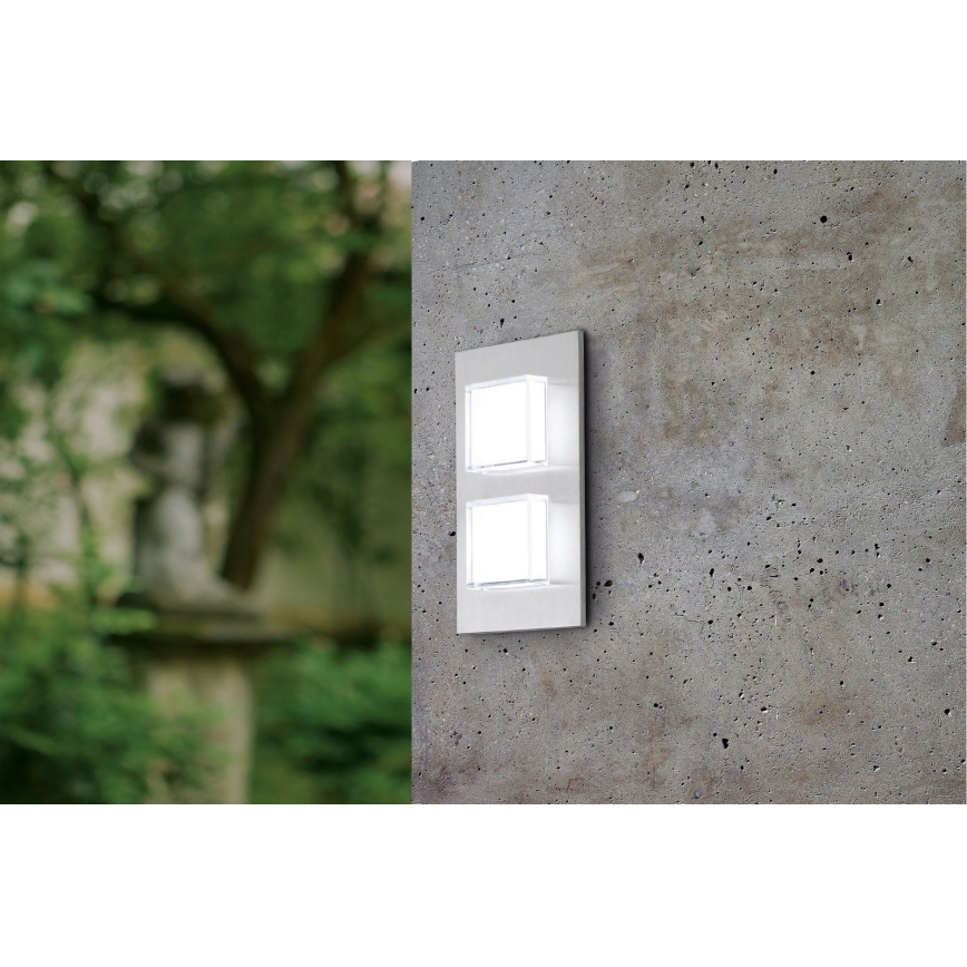 Eglo 93365 - LED Spoljna zidna lampa PIAS 2xLED/2,5W/230V IP44