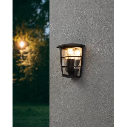 Eglo - Spoljašnja zidna lampa 1xE27/60W/230V IP44