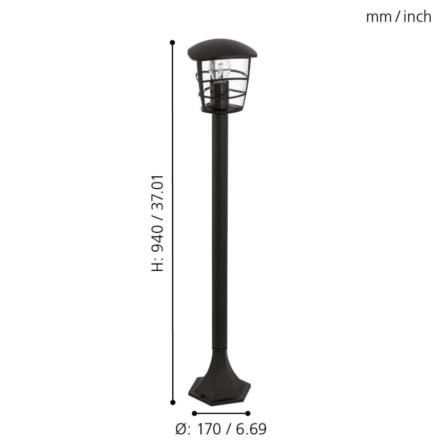Eglo - LED Spoljna lampa E27/8,5W/230V IP44