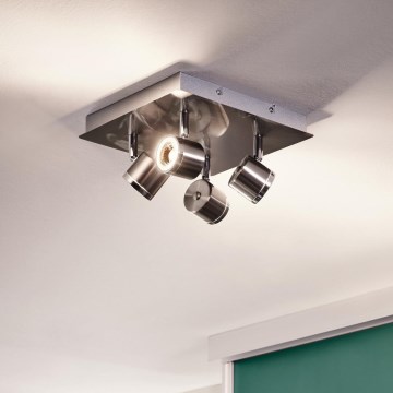 Eglo 93696 - LED spot svetiljka PIERINO 4xLED/5W/230V