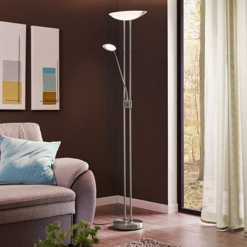 Eglo - LED Prigušiva podna lampa LED/20W + LED/2,5W